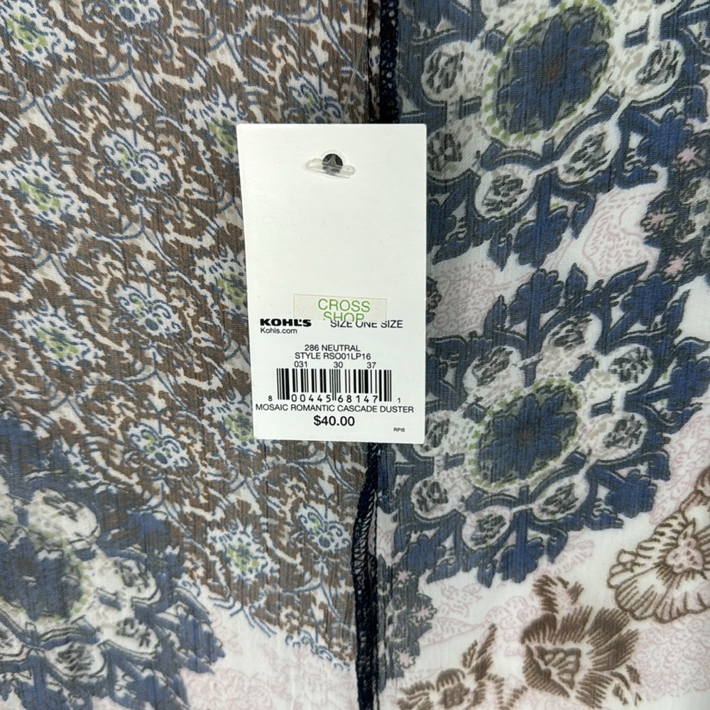 Sheer Multi-Pattern Duster - Picture 6 of 6